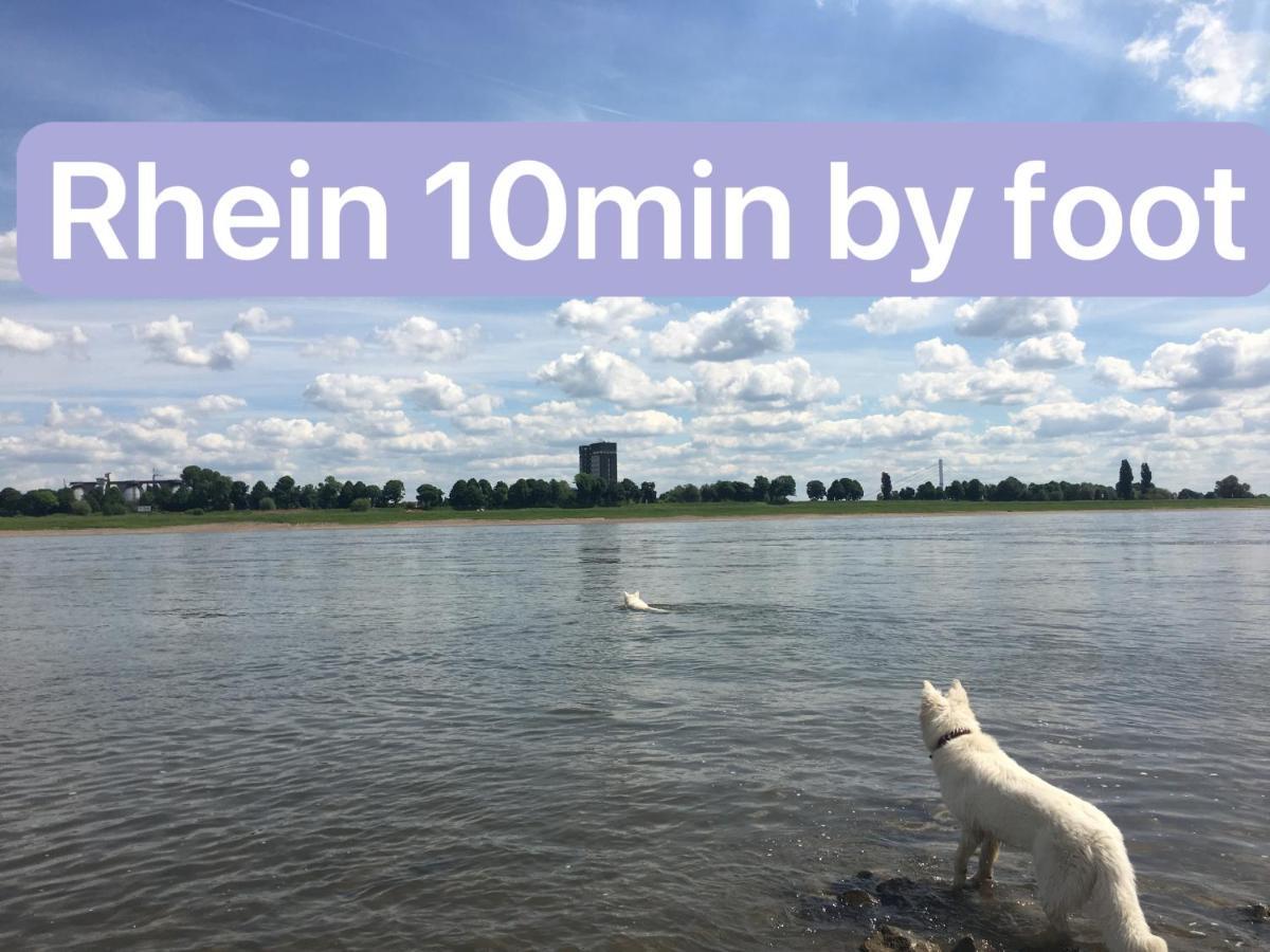 Igo Apartment 2 Schlafenzimmer Mit Waschmaschine Trockner Haustier Rheinufer 5Min Netflix Disney Plus 17-6 Дуйсбург Экстерьер фото
